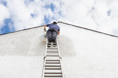 Peinture extérieure aux Pechs du Vers — façades et ravalement